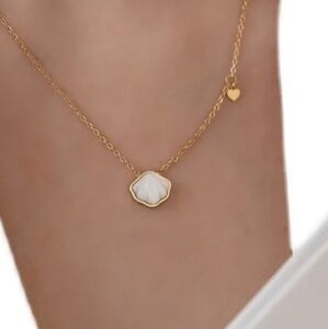 ,New! 2pc. set!Gold Plate, Stainless Steel Necklace with matching ring!